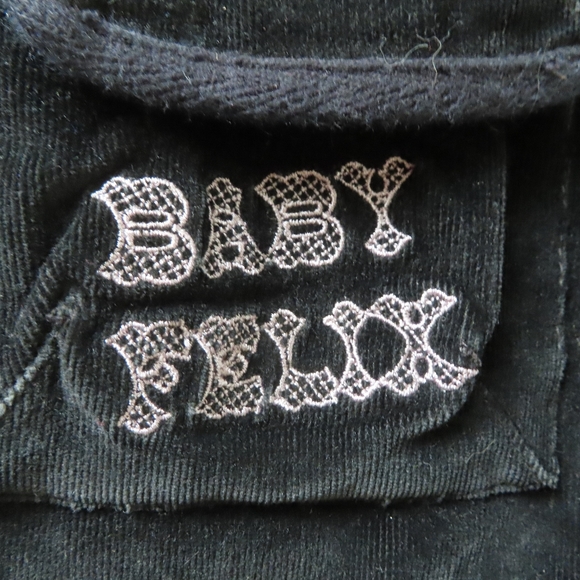 rare Baby Felix Embroidered Corduroy hooded lined - Picture 2 of 8